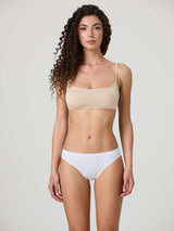 Slip vita bassa in cotone elasticizzato