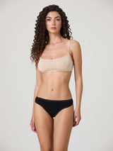 Slip vita bassa in cotone elasticizzato