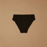 Slip in cotone elasticizzato con pizzo frontale