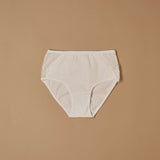 Midi in cotone elasticizzato con pizzo laterale