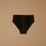 Midi in cotone elasticizzato con pizzo frontale