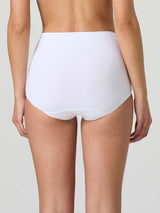 Culotte in cotone elasticizzato con pizzo frontale