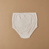 Culotte in cotone elasticizzato con pizzo frontale