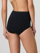 Culotte in cotone elasticizzato con pizzo frontale