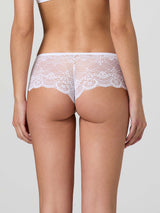 Slip short in pizzo trasparente