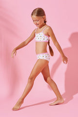 Jadea 194 slip bimba cotone elasticizzato fantasia ape all over