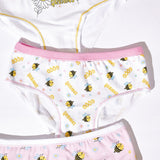 Jadea 194 slip bimba cotone elasticizzato fantasia ape all over