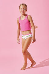 Jadea 196 slip bimba cotone elasticizzato fantasia rana all over