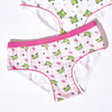 Jadea 196 slip bimba cotone elasticizzato fantasia rana quadretti