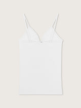 Jadea 2009 top taglio seno cotone ultralight bianco