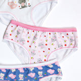 Jadea 226 slip bimba cotone elasticizzato fantasia gattina all over