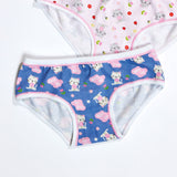 Jadea 226 slip bimba cotone elasticizzato fantasia gattina blu