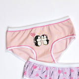 Jadea 231 slip bimba cotone elasticizzato fantasia pinguini rosa