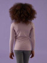 Lupetto bimba a manica lunga in cotone bielastico