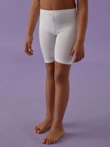 Leggings bimba modello ciclista in fresco cotone