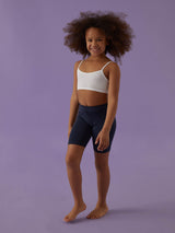 Leggings bimba modello ciclista in fresco cotone