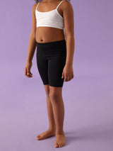 Leggings bimba modello ciclista in fresco cotone