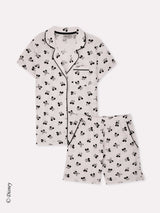Jadea 3300 pigiama corto in jersey di cotone Mickey Mouse sabbia