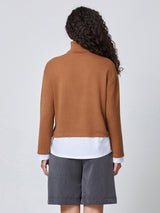 Lupetto con inserto camicia