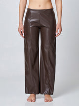 Jadea 4013 pantalone in similpelle moro
