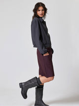 Jadea 4016 bermuda con tasche bordeaux
