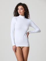 Lupetto a manica lunga in cotone elasticizzato