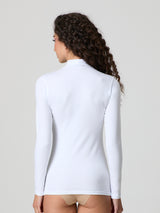 Lupetto a manica lunga in cotone elasticizzato