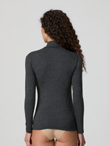 Lupetto a manica lunga in cotone elasticizzato