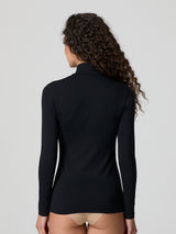 Lupetto a manica lunga in cotone elasticizzato