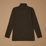 Lupetto a manica lunga in cotone elasticizzato