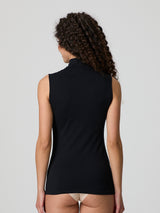 Lupetto smanicato in cotone elasticizzato