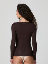 Jadea 4064 maglia scollo a barca cashmere caffe