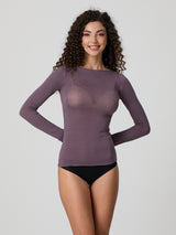 Jadea 4064 maglia scollo a barca cashmere mosto