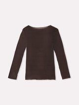 Jadea 4064 maglia scollo a barca cashmere caffe