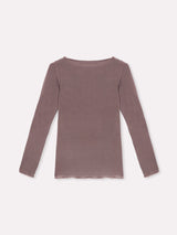 Jadea 4064 maglia scollo a barca cashmere mosto