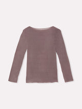 Jadea 4064 maglia scollo a barca cashmere mosto