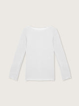 Jadea 4064 maglia scollo a barca cashmere perla