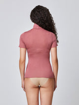 Jadea 4065 dolcevita mezza manica con cashmere cameo