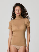 Jadea 4065 dolcevita con cashmere cammello