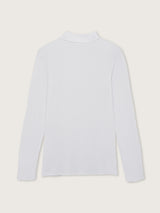 Jadea 4066 dolcevita manica lunga con cashmere bianco