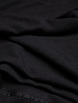 Jadea 4068 top con spalline sottili con cashmere nero