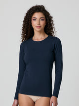 Maglia a girocollo in caldo cotone