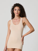 Canotta a spalla larga in cotone modal