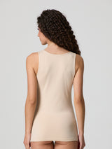 Canotta a spalla larga in cotone modal