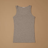 Canotta a spalla larga in cotone modal