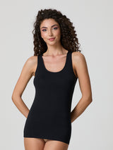 Canotta a spalla larga in cotone modal