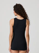 Canotta a spalla larga in cotone modal