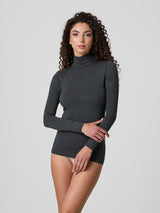 Dolcevita in cotone elasticizzato