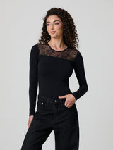 Body sottogiacca con pizzo