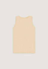 Jadea 4631 canotta con spalla larga cotone modal e lino beige